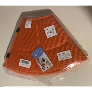 Dog Cone Surgery Cone Medium Orange Kuoser New Sealed
